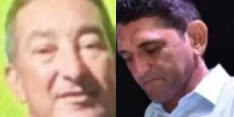 Eles foram identificados como Edmilson Nascimento da Costa, de 54 anos, e Ediseu Rezende da Silva, de 61 anos. Foto: Reprodução