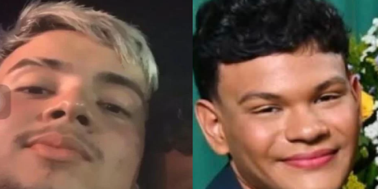 Diego Natanael Pereira de Freitas Linhas, de 18 anos (da esquerda) foi o autor segundo a polícia. Foto: Reprodução