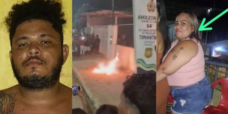 M4t0u a esposa e tentou tirar a vida da enteada de 8 anos: o que se sabe sobre o preso queim4d0 vivo em Tonantins