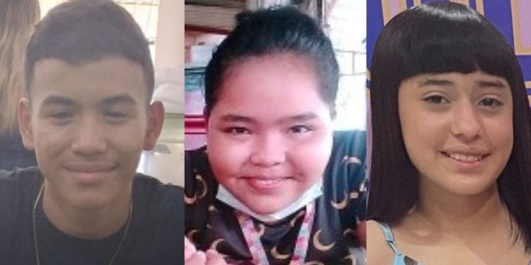 Depca divulga foto de 3 menores que desapareceram no início desta semana