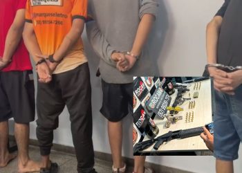 Foguetório em Manaus resulta em prisões e apreensão de armas pela Rocam