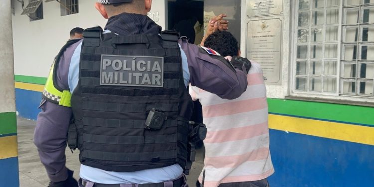 O homem foi preso em flagrante. Foto: Reprodução