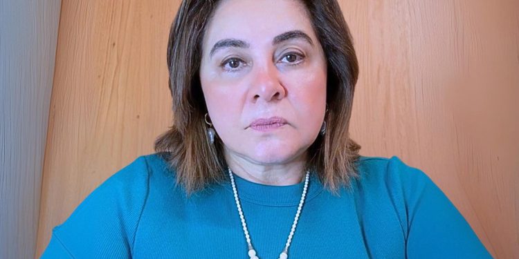 A pré-candidata ao governo deu sua opinião sobre o primeiro dia de julgamento. Foto: Reprodução