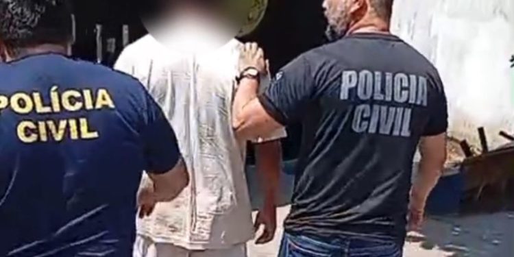 A prisão ocorreu no bairro Centro, em Beruri. Foto: Divulgação/PC-AM