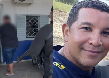 Ivan Cavalcante de Araújo (da direita) foi apresentado pelo empresário e passou a fazer o mesmo, porém ainda não foi encontrado. Foto: Divulgação/PC-AM