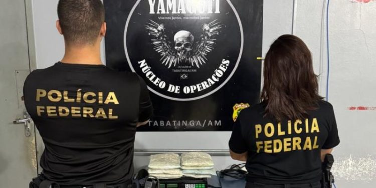 A mulher foi interceptada pela PF. Foto: Reprodução