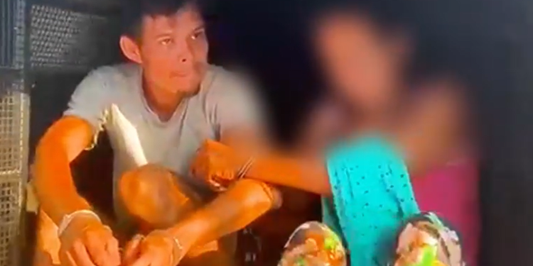 O casal permaneceu em silêncio. Foto: Reprodução