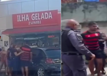 O acidente aconteceu na manhã desta segunda-feira (1º) no cruzamento das ruas Olinto de Lima e Paracatuba. Foto: Reprodução