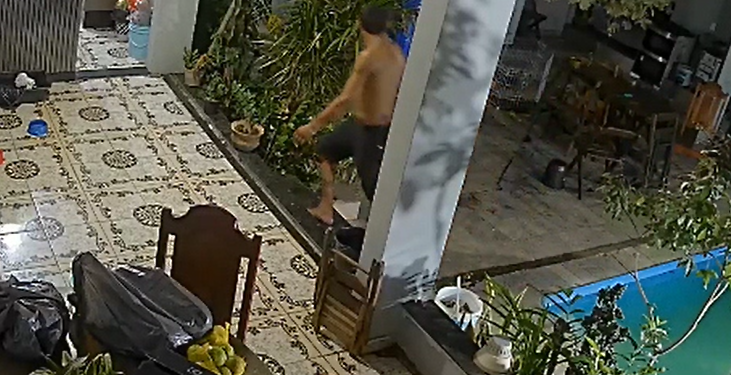 O homem ainda não foi identificado pela polícia. Foto: Reprodução