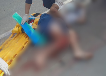 O Serviço de Atendimento Móvel de Urgência (Samu) foi acionado. Foto: Reprodução