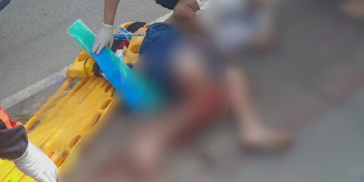 O Serviço de Atendimento Móvel de Urgência (Samu) foi acionado. Foto: Reprodução