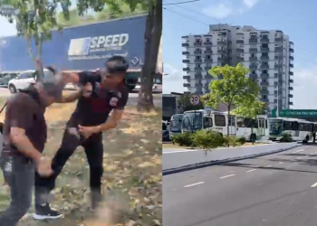 Não houve acordo até às 14h30 e a greve continua com toda frota paralisada. Foto: Reprodução