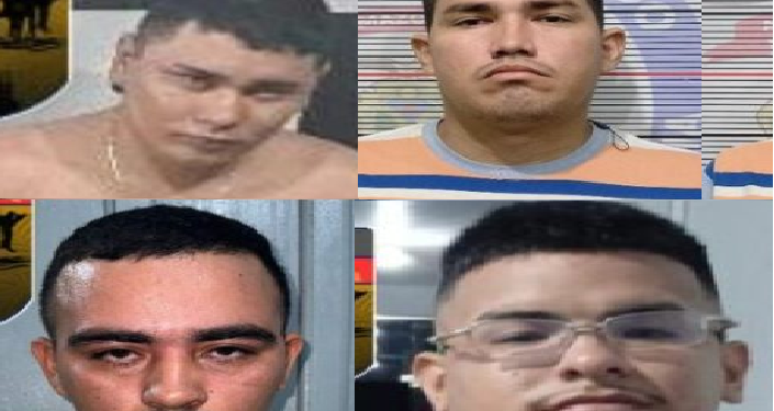 Os presos envolvidos são reconhecidos como figuras centrais de uma facção que opera no município. Foto: Reprodução