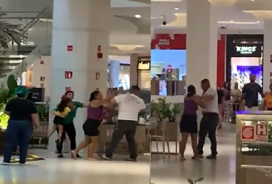Os seguranças tiveram que ser chamados. Foto: Reprodução