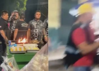 Vídeo mostra agentes da prefeitura partido na 'porr4d4' contra ambulantes no Passo a Paço 2025