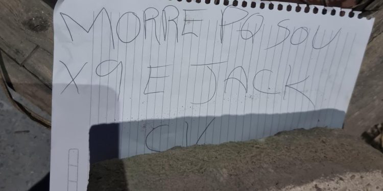 Veja: Homem é encontrado sem vida e com bilhete no Nova Cidade: “sou X9 e Jack”