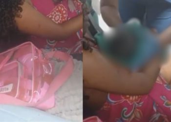 Vídeo: Bebê nasce dentro de carro de aplicativo no Centro de Manaus