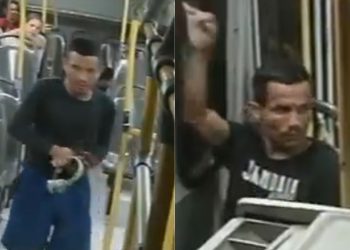 Vídeo: Arm4d0s com fac4s, dupla ass4lta passageiros de ônibus na zona norte de Manaus
