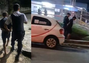 Vídeo: Bandido invade empresa no Coroado, tenta ass4ltar funcionário e termina detido por seguranças
