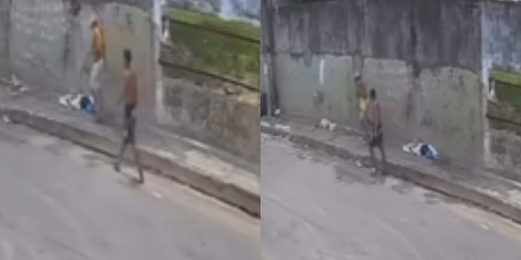 Veja o momento que homem sai da 'boca' e é b4le4do 3 vezes em Manaus