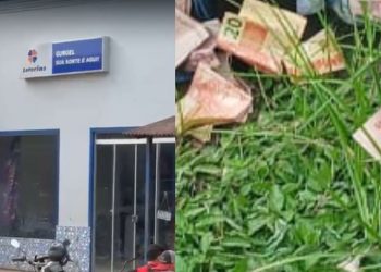 Veja: Ass4lto a lotérica no AM acaba em confr0nt0 com a PM e um crim1nos0 é m0rt0