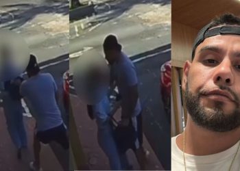 Vídeo flagra momento em que homem age com violência contra ex em Manaus