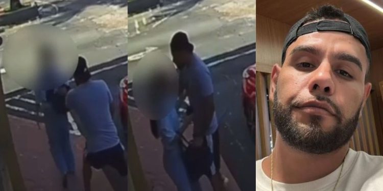 Vídeo flagra momento em que homem age com violência contra ex em Manaus