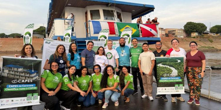 Embarcação da universidade percorrerá uma caravana fluvial por 9 municípios até chegar à COP30. Foto: Divulgação