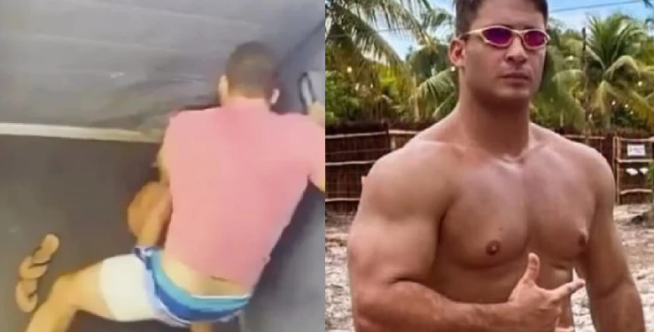 O episódio de violência exigiu atendimento médico imediato ao ex-atleta. Foto: Reprodução