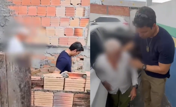 Ele foi peso no bairro Cidade de Deus, Zona Norte de Manaus. Foto: Reprodução