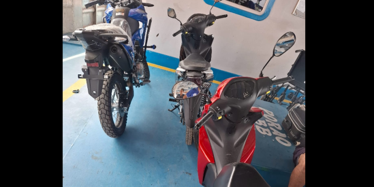 As motocicletas ainda estavam sem placas quando foram subtraídas. Foto: Divulgação/PC-AM