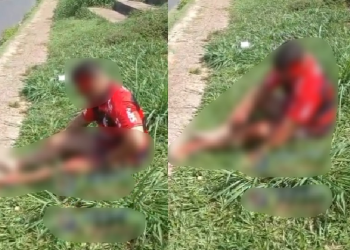 O motorista do carro envolvido no acidente fugiu sem prestar socorro. Foto: Reprodução