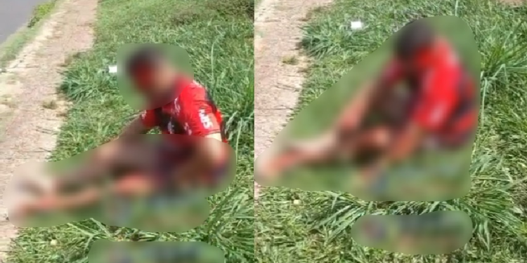 O motorista do carro envolvido no acidente fugiu sem prestar socorro. Foto: Reprodução