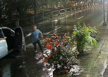 O crime ocorreu na avenida Jambeiro, em Vila Valqueire, Zona Sudoeste do Rio de Janeiro. Foto: Reprodução