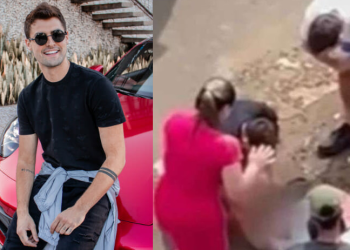 Câmeras de monitoramento captaram o momento do ocorrido. Foto: Reprodução