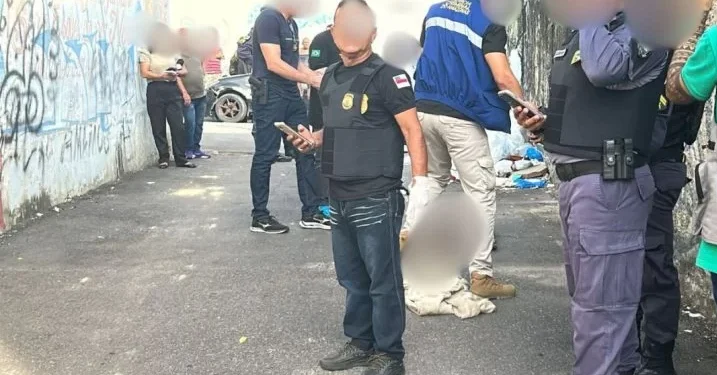 O corpo foi encaminhado ao Instituto Médico Legal (IML). Foto: Reprodução