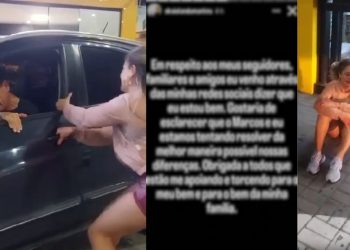 'Estamos tentando resolver': esposa de coronel acusado de agressã0 se pronuncia após novo vídeo