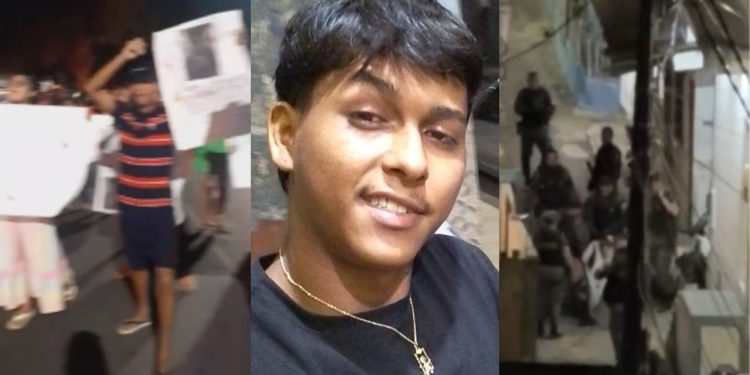 'M4tar4m inocente': familiares protestam após m0rte de jovem em operação da Rocam em Manaus