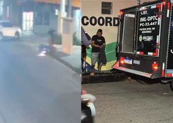 Vídeo: Motociclista m0rr3 em ac1dente no Novo Aleixo ao voltar para casa após visitar o pai