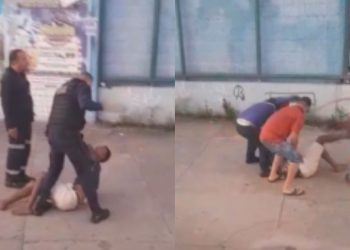 Vídeo: Ladrão é “aconselhado” por populares após r0ub0 perto do terminal T5