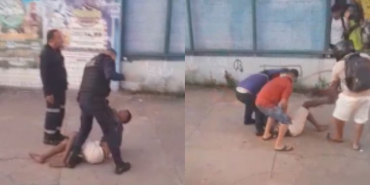 Vídeo: Ladrão é “aconselhado” por populares após r0ub0 perto do terminal T5