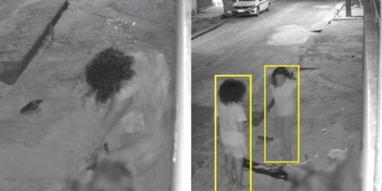 Câmera registra mulher tirando a vida do irmão com 14 fac4d4s friamente