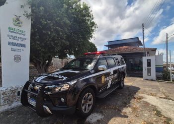 Ele foi preso na rua Plínio Ramos Coelho, bairro Gilberto Mestrinho, no município. Foto: Divulgação/PC-AM