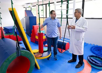 O anúncio foi feito nesta quinta-feira (6/11), durante vistoria às obras do espaço. Foto: Rodrigo Brelaz