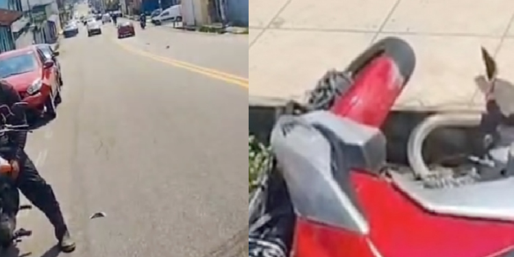 O acidente ocorreu na manhã deste sábado (15). Foto: Reprodução