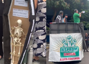 A paralisação, convocada pela Aspron Sindical, cumpre o prazo legal de 72 horas e tem caráter indeterminado. Foto: Reprodução