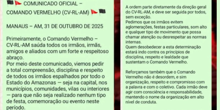 A situação criou um clima de insegurança que já reflete no comércio e nos hábitos de lazer da população. Foto: Reprodução