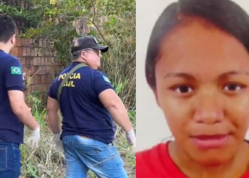 O crime ocorreu numa área de mata na rua Dom Jorge Marskell, no bairro São Francisco, em Itacoatiara. Foto: Reprodução