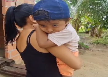 O acidente ocorreu na comunidade Santa Maria, localizada na Rodovia Manoel Urbano. Foto: Reprodução