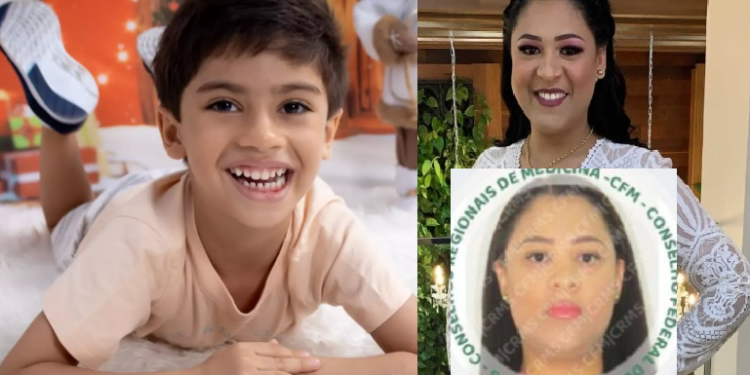 Benício Xavier, de 6 anos, morreu após receber uma dose intravenosa de adrenalina com dosagem alta para sua idade e peso, segundo a família. Foto: Reprodução